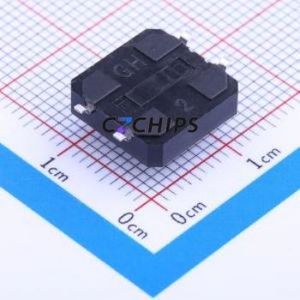K2-1103SP-E4SW-04 Tactile Switch SMD-4P,12x12mm Switch Single Pole Single Throw Round Button 2.5N Vertical Mount - Product Image 2