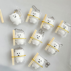 Little Red Book TPR <span class=keywords><strong>Lunch</strong></span> Box Bear Pinch Music Decompression Slow Rebound Super Soft Compression Toy - Product Image 1