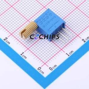 ตัวต้านทาน/โพเทนชิออมิเตอร์แบบปรับได้3296X-1-102-8mm ตัวต้านทานผ่านรู (THT) 1Kohm 10% 500mW - Product Image 1