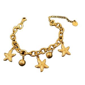 Nouveau Bracelet Étoile de Mer Tendance en Acier Inoxydable Plaqué Or 18K – En Stock, Vente en Gros, Bracelet Femme - Product Image 1