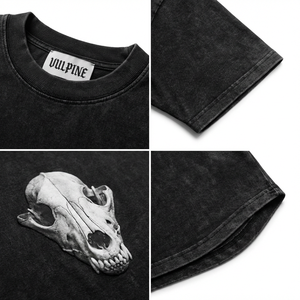 T-Shirt Oversize Personalizzata con Grafica per <span class=keywords><strong>Uomo</strong></span>, 280GSM Cotone Pesante, Lavaggio Acido, Spalle Scese, Stile Streetwear, Vendita all'Ingrosso OEM - Product Image 2