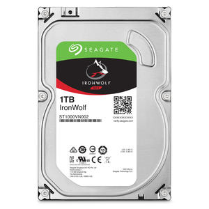 Seagate Iron Wolf NAS 5900 U/min Interne SATA-Festplatte 1TB 6 Gbit/s <span class=keywords><strong>3</strong></span>,5-Zoll (ST1000VN002) - Product Image 1