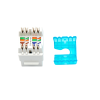 Module réseau informatique embarqué non blindé MG-RAU500 GAT5, interface RJ45, accessoires pour panneau 86, blanc