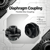 Accouplement à diaphragme SFS JM, couple élevé, acier résistant à la corrosion, compensation de décalage, large gamme d'applications, efficacité, OEM