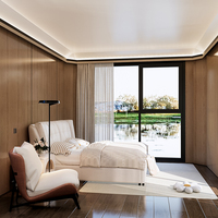 Immeuble d'appartement préfabriqué détachable Maison mobile modulaire Chambre à coucher préfabriquée Petite maison Maisons préfabriquées Maison préfabriquée à cadre en acier léger