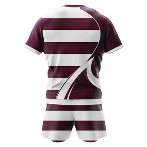 High Quality Fully Customized Breathable Rugby Uniform <b>For</b> <b>Sale</b> Breathable Light <b>Weight</b> Custom Logo Rugby Uniform - Product Image 3