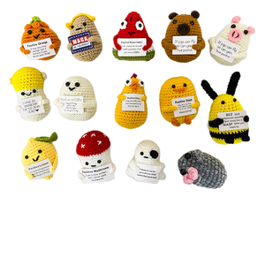 Wholesale Handmade Crochet Potato Doll-Cotton Dolls Halloween & Christmas Toys Textile Crafts