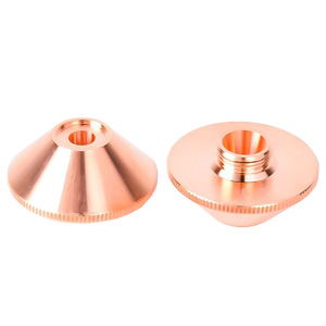 D28M11 Laser Cutting Nozzle <b>28mm</b> Single Layer Copper Fiber Laser Head High Accuracy For Metal Cutting - Product Image 1