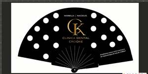 Abanico de mano de plástico PP negro con diseño de letras en PVC, con bolsa de PVC, para decoración del hogar o regalos publicitarios empresariales - Product Image 5