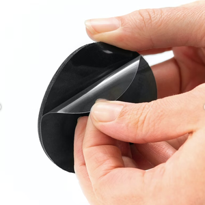 The One <strong>Magnetic</strong> Hook with Metal Nano Gel Pad in 7.5 cm White No <strong>Drilling</strong> or Screwing Again Flexible Use - Product Image 5