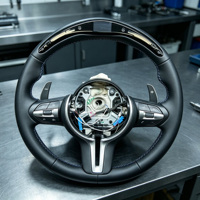 Volant de voiture en cuir LED en stock pour BMW F30 F10 F15 F36 F20 F22 F25 F32 M3 M5 X5 E46 E70 E90 E91 M Volant sport