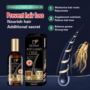 DR.DAVEY 100ml Natural Ginseng Extract Anti <strong>Hair</strong> Loss Serum Nourishing Biotin <strong>Hair</strong> Supplement for <strong>Men</strong> Women Liquid <strong>Hair</strong> Loss - Product Image 3