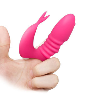 Yoğun stimülasyon için güçlü titreşim dokulu kafa ile G Spot parmak vibratör - Product Image 6