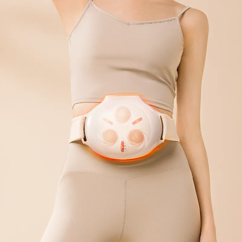Acupoint Push Kneadは消化を促進しますBianstone Electric Waist Abdomomen Instrument Belt Warm Belly Thin Massager