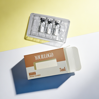 Boîte personnalisée en carton pour flacon de 3 ml, boîte de rangement pour flacon, boîte d'emballage pour bouteille de poudre