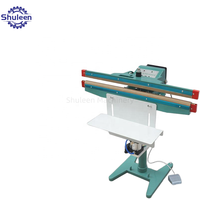 Machine de scellage pneumatique à commande au pied pour sacs en plastique, aliments, thé, papier d'aluminium et papier kraft - Équipement d'emballage industriel