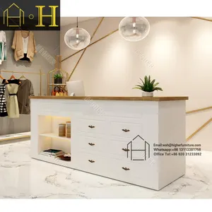 Modern Shop Counter Design For Garment Store Cash Counter Checkout Counters
