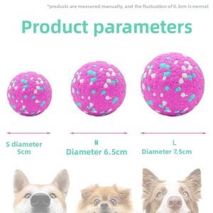 Balle à mâcher pour chien en ETPU, durable, silencieuse et légère, pour chiens de grande, moyenne et petite taille, fabrication directe d'usine OEM ODM. - Product Image 5
