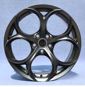 Cerchi in Lega di Alta Qualità da 19 Pollici, <span class=keywords><strong>Grigio</strong></span> Opaco, per Auto Passeggeri, PCD5x110mm ET 34/30mm CB 65.1mm, Adatti per <span class=keywords><strong>Alfa</strong></span> <span class=keywords><strong>Romeo</strong></span> - Product Image 1