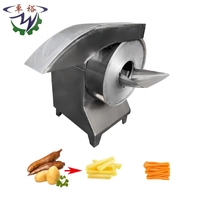 Commerciële Fruit-En Groentesnijder Elektrische Wortelsnijmachine Aardappelhakselaar Bananenchips Die Koolsnijmachine Snijden