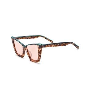 Gafas de Sol Redondas Ovaladas de Acetato con Logotipo Personalizado, Montura Completa, Lentes Polarizadas de Espejo, Protección UV, Unisex, Moda para Adultos - Product Image 4