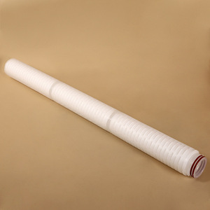30 Inch Microporous Pleated Filter Cartridge 226 Flat Head Industrial Water Filtration Element - Product Image 4