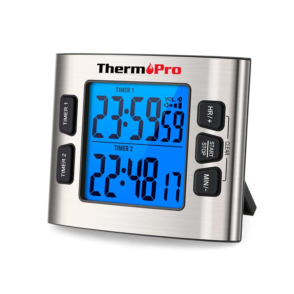 ThermoPro TM02 Professional Digital Kitchen Count-down Timer with Backlight for Cooking