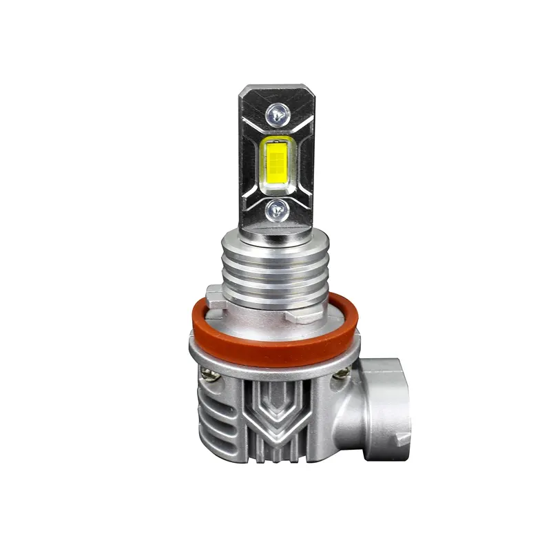 2020 V8 LED ไฟตัดหมอกหลอดไฟ H7 H11 9005 9006ซูเปอร์สว่าง CSP ชิป3000พันอัตโนมัติหมอกหลอดไฟ