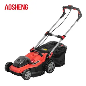 AOSHENG 40V 5.0Ah电池标准充电器可更换电池用于花园工具低噪音割草机16英寸无绳割草机