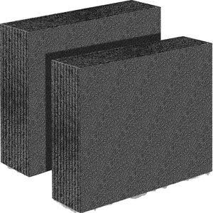 <span class=keywords><strong>Frienda</strong></span> - 2 Piezas de Lámina de Espuma XPE Negra Cortable, para Manualidades Industriales, Impermeable, Ecológica, Aislante del Calor R4.0 - Product Image 1
