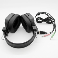 Meilleure vente Casque d'écoute RGB Microphones Casque de jeu filaire Casque de jeu