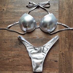 Traje de Baño Bikini de Dos Piezas con Estampado de Leopardo y Volantes en V para Niñas, Diseño 3D Personalizado, Ropa de Playa, Fabricante Directo - Product Image 4