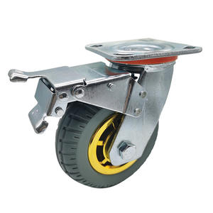 4568 Zoll <span class=keywords><strong>Heavy</strong></span> <span class=keywords><strong>Duty</strong></span> Swivel Wheels Geschäumte Silent Casters für Mülleimer Küchengeräte <span class=keywords><strong>Caster</strong></span> - Product Image 2