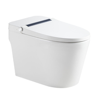 Keorh Toilettes intelligentes Citerne dissimulée Inodoro Toilette en céramique montée au sol Toilettes à siphon en S