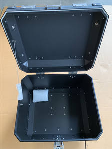 Boîte latérale carrée pour moto, boîte en alliage, boîte supérieure en aluminium de 36 L, renforcée, protection des coins intérieurs, étanche - Product Image 3