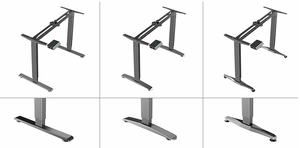 Modern Home Office Desk Frame with Electric Stand Motorized <strong>Adjustable</strong> <strong>Height</strong> Ergonomic Office Furniture Dining <strong>Table</strong> 5sets - Product Image 5