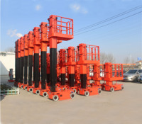Plateforme élévatrice mobile hydraulique et entièrement électrique, automotrice, intelligente, pour une personne, élévateur aérien monopersonnel