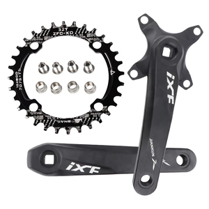 IXF Bike Square Hole Sprocket 104BCD 170mm <span class=keywords><strong>MTB</strong></span> Crank Single Disc Crank Three Disc Crank 32/34/36/38T <span class=keywords><strong>MTB</strong></span> Crankset - Product Image 1