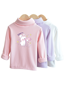 Capa base gruesa de dibujos animados para niñas Qianchuan de buena calidad, ropa de invierno, parte superior cálida de lana para bebé, <span class=keywords><strong>Posada</strong></span> para niños - Product Image 1