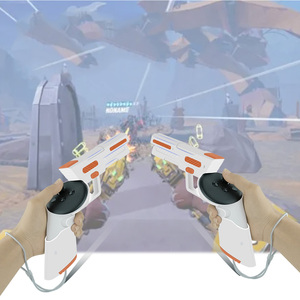 Pistolet de Jeu VR pour Manette Tactile <span class=keywords><strong>Quest</strong></span> 3, Poignée d'Arme qui Améliore l'Expérience de Jeu de Tir, Accessoires pour Meta <span class=keywords><strong>Quest</strong></span> 3 - Product Image 3