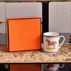 Hot Selling Animal Pattern Art Mug Coffee Cup Soup Plate Dinnerware Light Luxury Bone China Dishwasher Safe Cup Kit Home Use Set - Product Image 2