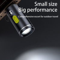 Linterna Compacta Yoosure Nueva, Mini LED Recargable USB-C de 25 mm, Conector Plug-and-Play sin Batería, Aleación de Aluminio
