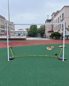 <span class=keywords><strong>But</strong></span> de football blanc pour enfants, directement de l'usine, en acier et HDPE, portable et pliable, équipement d'entraînement de football - Product Image 4