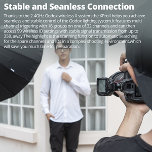 ชุดควบคุมแฟลชไร้สาย Godox XproII Xpro <span class=keywords><strong>II</strong></span> TTL HSS สำหรับกล้อง Sony Canon <span class=keywords><strong>Nikon</strong></span> Fuji Olympus - Product Image 4