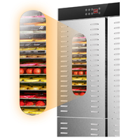 Machine de séchage de saucisse de fruit de nourriture de viande d'acier inoxydable