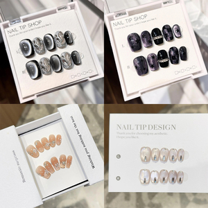 Prensa acrílica de lujo hecha a mano de gama alta en las <span class=keywords><strong>uñas</strong></span> viene con exquisita caja de regalo Ins Style Designs Falese Nail para mujeres - Product Image 1