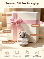 Poupée pomme de terre en peluche tricotée à la main, faible MOQ, logo personnalisé, carte personnalisée, couleur personnalisée, décoration d'intérieur DIY, cadeau, boîte cadeau