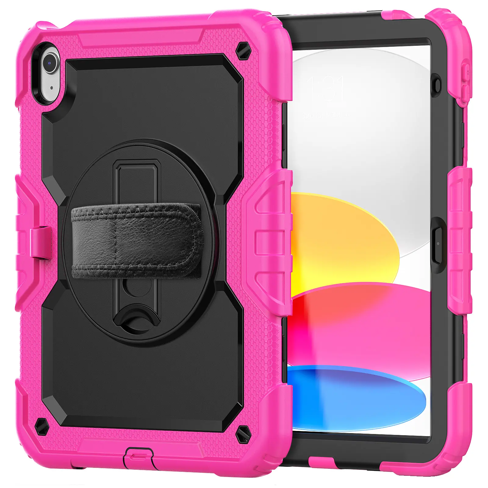 Rugged Full Body Protective Tablet cover For iPad 10.2 heavy duty Case For iPad mini Spilicone shockproof case