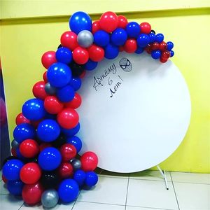 Palloncino arco ghirlanda Kit101 pz palloncino in lattice rosso opaco nero e blu reale per festa Super Spider Hero - Product Image 3