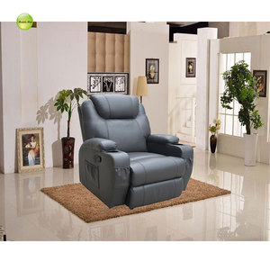 Poltrona Anji Multifunzionale Moderna per Soggiorno con Cuscino Alto, Estensibile, <span class=keywords><strong>Telecomando</strong></span>, in Pelle PU e Portabicchieri - Product Image 2